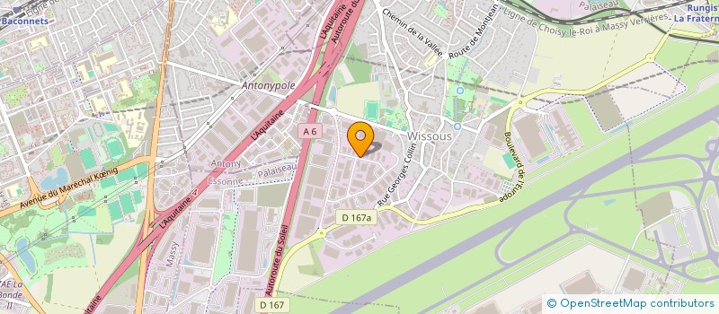 localisation de l'entreprise SOC CIV DE GESTION IMMOBIL MONTEIRO à WISSOUS