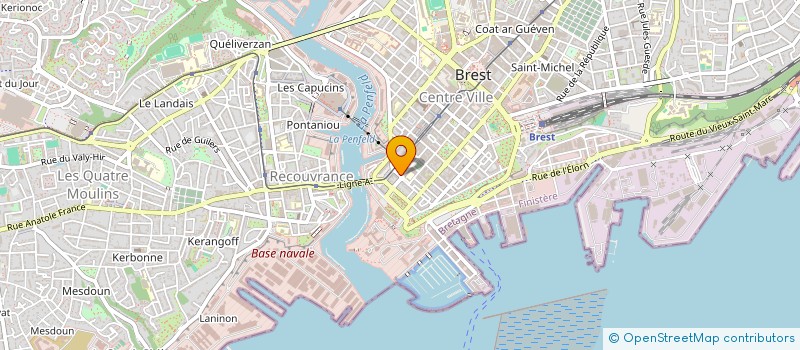localisation de l'entreprise SOC CIV DE PORTEFEUILLE TIME SHARE à BREST