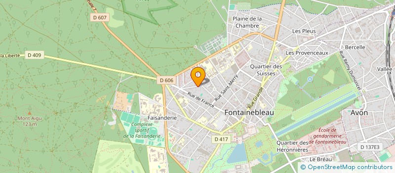 localisation de l'entreprise SOC CIV DE SOUESMES à FONTAINEBLEAU