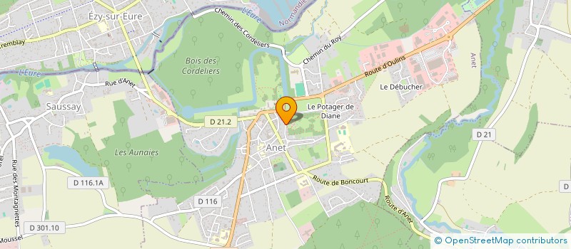 localisation de l'entreprise SOC CIV DES ABEILLES à ANET