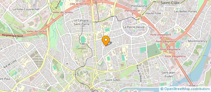 localisation de l'entreprise SOC CIV DES IMMEUBLES DU NORD à CAEN