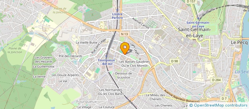 localisation de l'entreprise SOC CIV DU 14 BD DE LA PAIX  SAINT-GERMAIN-EN-LAYE