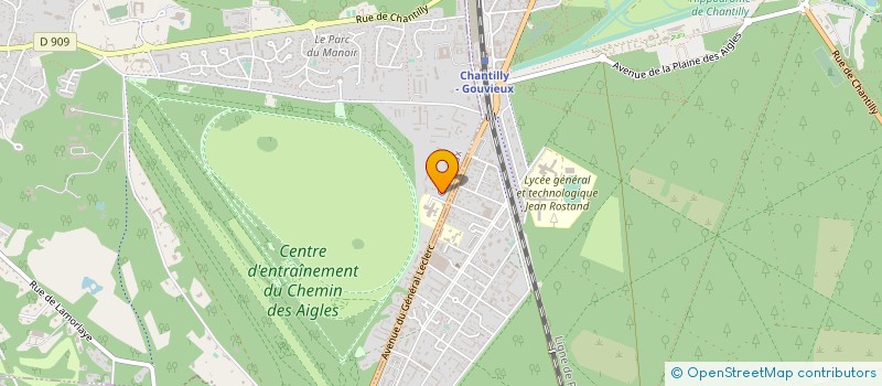 localisation de l'entreprise SOC CIV ECURIE DES CHARTREUX  GOUVIEUX