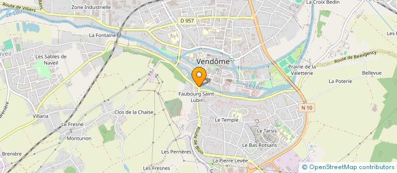 localisation de l'entreprise SOC CIV ETUDES RECHERCHES MOTO BOCCARDO à VENDOME