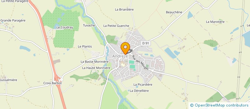 localisation de l'entreprise SOC CIV FAMIL HUMEAU-DELAUNAY à BEAUPREAU-EN-MAUGES