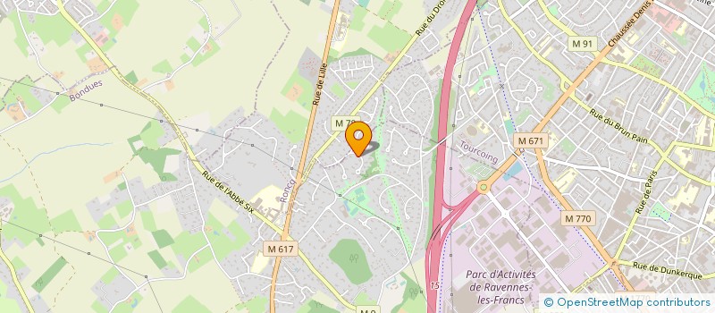 localisation de l'entreprise SOC CIV FAMILLE MICHEL TOULEMONDE POLLET  BONDUES