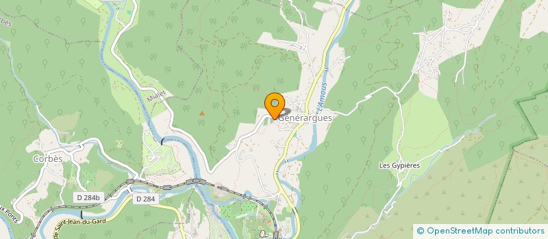 localisation de l'entreprise SOC CIV IMMO TRIANGLE B.C.R.  GENERARGUES