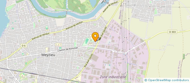 localisation de l'entreprise SOC CIV. IMMOB. DU 22 BVD DES BROTTEAUX  LYON