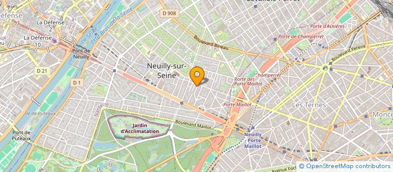localisation de l'entreprise SOC CIV IMMOBILIERE DU 5 RUE LEMANCEL à NEUILLY-SUR-SEINE