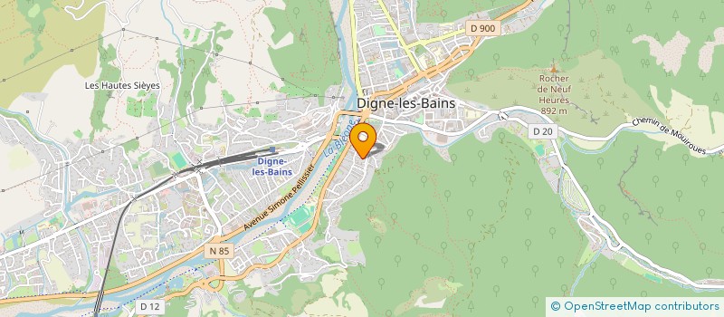 localisation de l'entreprise SOC CIV IMMOBILIERE LES TROIS EVECHES à DIGNE-LES-BAINS