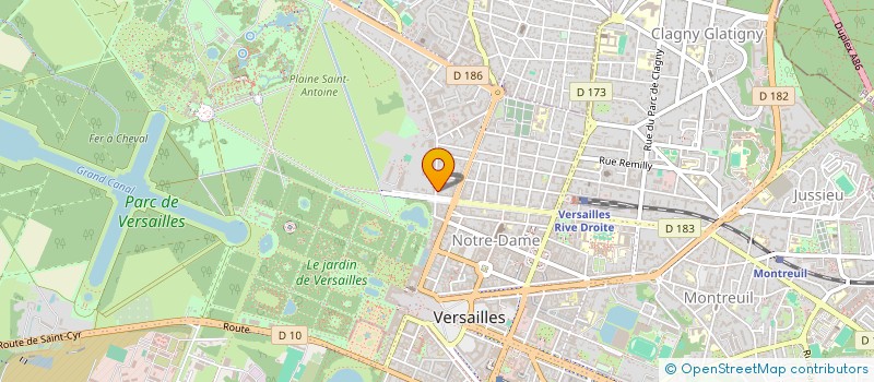 localisation de l'entreprise SOC CIV LAZARE HOCHE à VERSAILLES