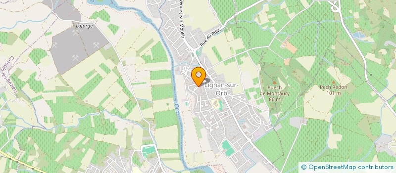 localisation de l'entreprise SOC CIV LOCAVENDRES  LIGNAN-SUR-ORB