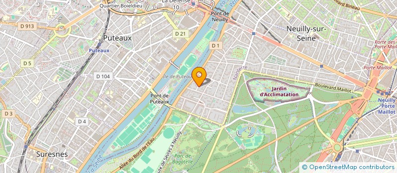 localisation de l'entreprise SOC CIV PARTICU A.L.B.E. à NEUILLY-SUR-SEINE
