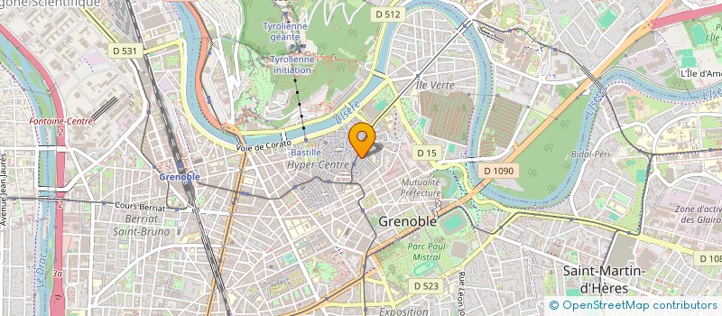 localisation de l'entreprise SOC CIV PARTICULIERE LA YENNOISE  GRENOBLE