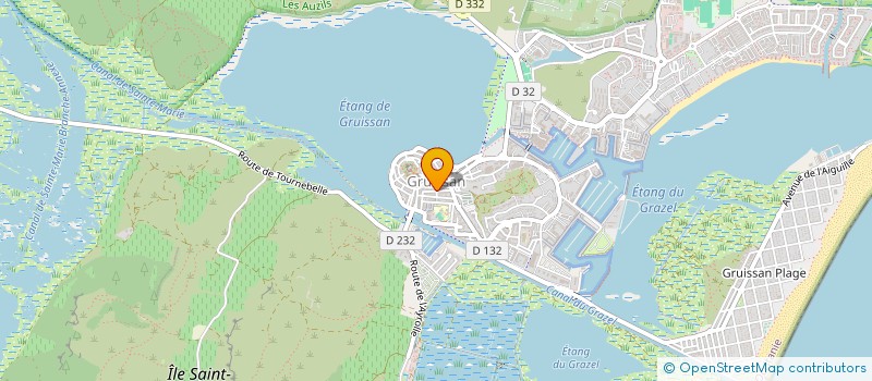 localisation de l'entreprise SOC CIV PATRIMONIALE UABS à GRUISSAN