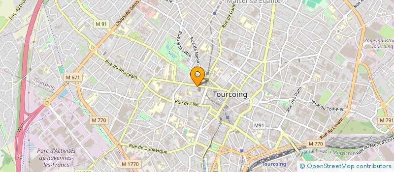 localisation de l'entreprise SOC CIV PORTEFEUILLE BOURGOIS à TOURCOING