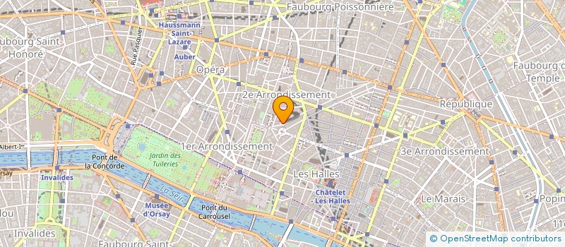 localisation de l'entreprise SOC CIV POSTMARK  PARIS