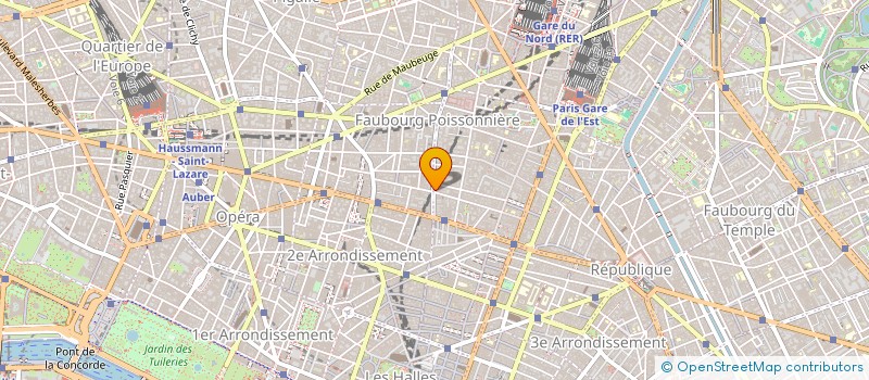 localisation de l'entreprise SOC CIV PRODUCT ARTIST DEP OUTRE MER  PARIS