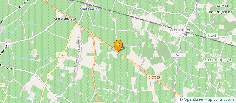 localisation de l'entreprise SOC CIV THOILLIEZ PUY RAZAC à SAINT-EMILION