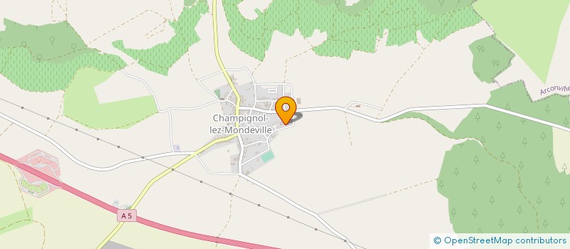 localisation de l'entreprise SOC CIV VITICOL DUMONT ET FILS  CHAMPIGNOL-LEZ-MONDEVILLE