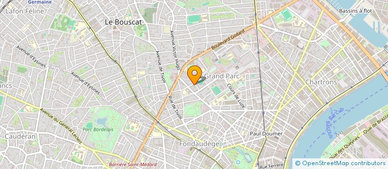 localisation de l'entreprise SOC CIVIL COOP CONSTR CEDRES 2 à BORDEAUX