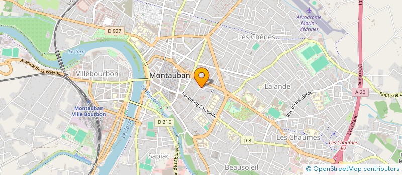 localisation de l'entreprise SOC CIVIL COOPE CONST CHANTILLY 2 à MONTAUBAN