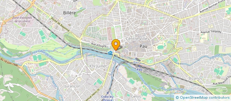 localisation de l'entreprise SOC CIVIL COOPE CONSTR LE LOGIS NARROSSA à PAU