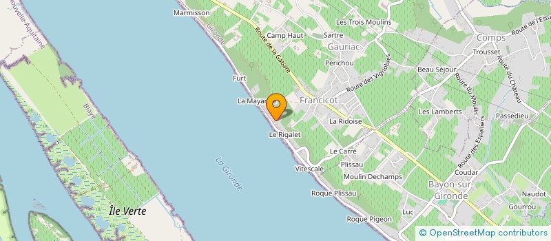 localisation de l'entreprise SOC CIVIL FAMILIALE IMMOBI PLACEMENT GP  GAURIAC