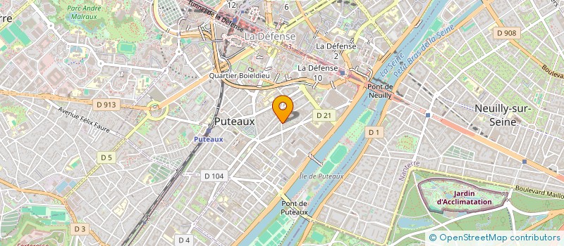 localisation de l'entreprise SOC CIVIL FINANC CPI CLAUD PETIT INVEST à PUTEAUX