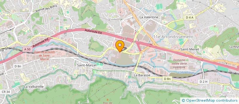 localisation de l'entreprise SOC CIVILE 144 RTE DE LA VALENTINE à MARSEILLE