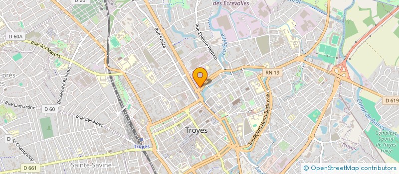 localisation de l'entreprise SOC CIVILE 3 R INVESTISSEMENT à TROYES