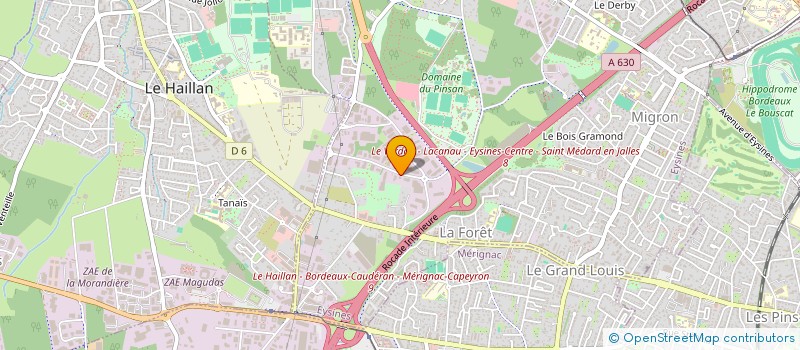 localisation de l'entreprise SOC CIVILE 4 R DU DERBY  EYSINES