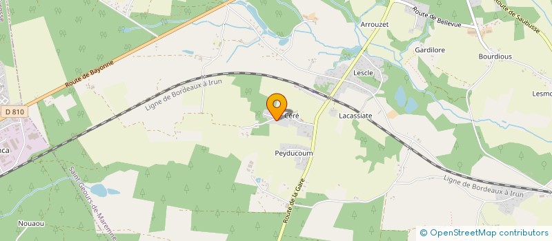 localisation de l'entreprise SOC CIVILE ADL à SAINT-GEOURS-DE-MAREMNE