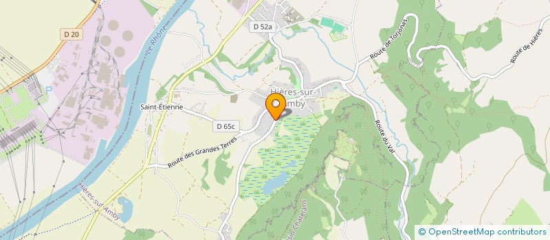 localisation de l'entreprise SOC CIVILE AFJM  HIERES-SUR-AMBY