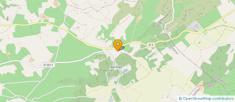 localisation de l'entreprise SOC CIVILE AGRIC ET FAMILIALE  MONTAGNAC