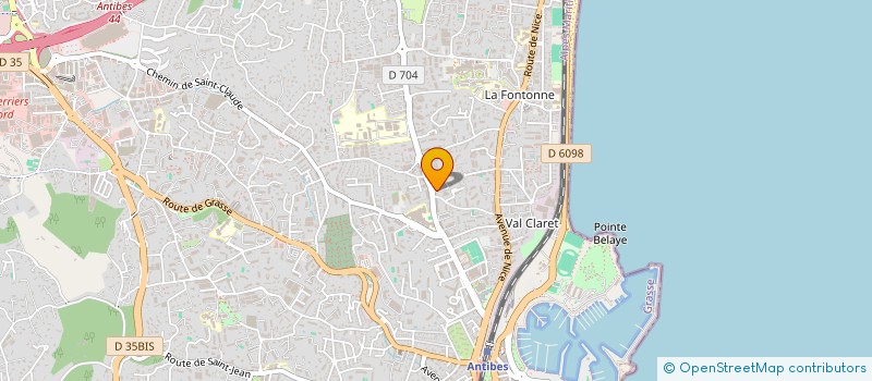 localisation de l'entreprise SOC CIVILE AGRIC FERME DUROY à ANTIBES