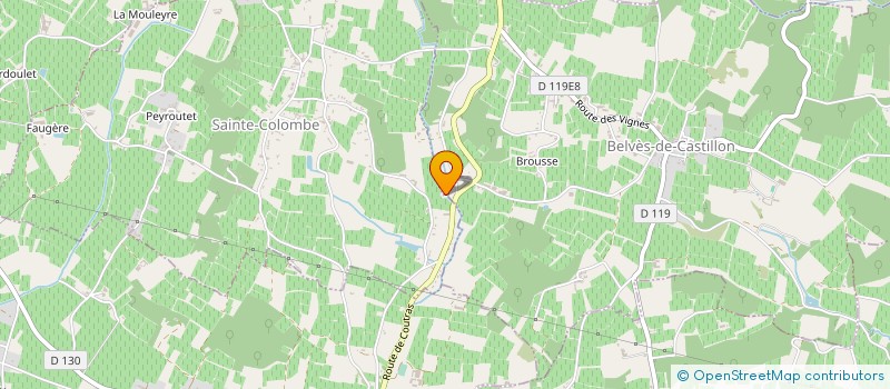 localisation de l'entreprise SOC CIVILE AGRICOLE CHATEAU PUYCARPIN à BELVES-DE-CASTILLON