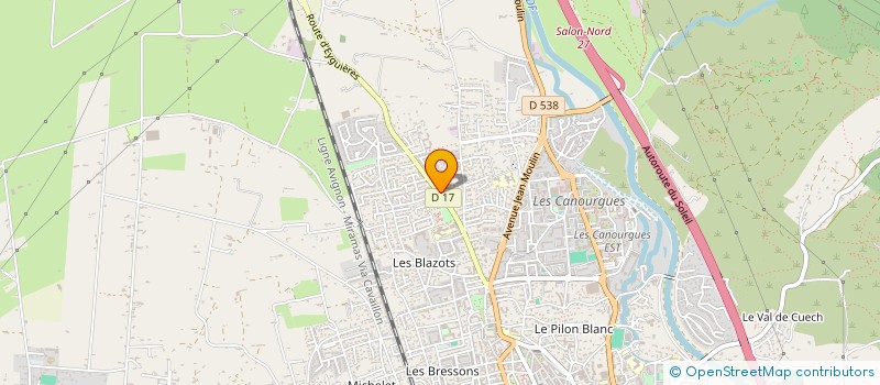 localisation de l'entreprise SOC CIVILE AGRICOLE DOMAINE CUREBOURSE  SALON-DE-PROVENCE