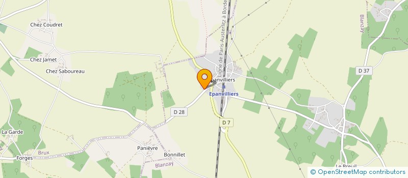 localisation de l'entreprise SOC CIVILE AGRICOLE DU COURTIOU  BLANZAY