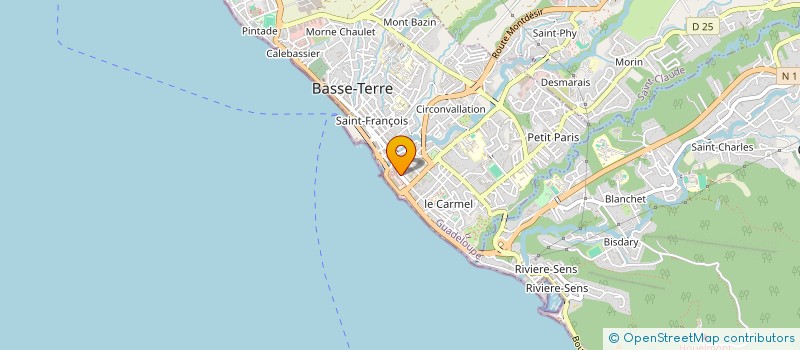 localisation de l'entreprise SOC CIVILE AGRICOLE EXPLOIT PLANTATION à BASSE-TERRE