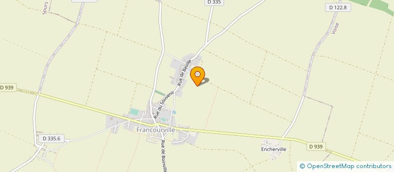 localisation de l'entreprise SOC CIVILE AGRICOLE FERME D'AUZAINVILLE à FRANCOURVILLE