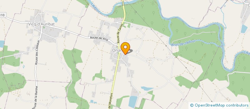 localisation de l'entreprise SOC CIVILE AGRICOLE JEMA  GAMARDE-LES-BAINS