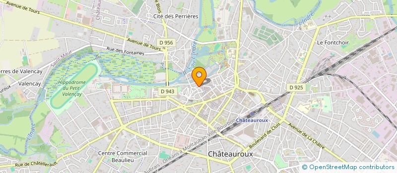 localisation de l'entreprise SOC CIVILE AGRICOLE PEGENAULT CHERVIS  CHATEAUROUX
