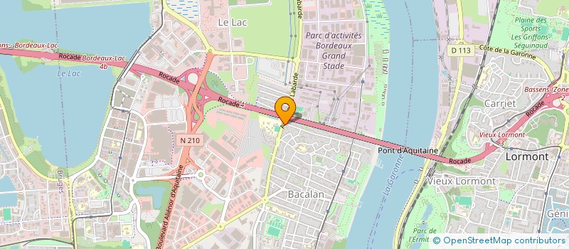 localisation de l'entreprise SOC CIVILE AIR  BORDEAUX