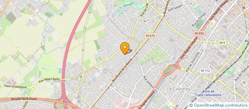 localisation de l'entreprise SOC CIVILE ALEHAU 98 à MARCQ-EN-BARŒUL