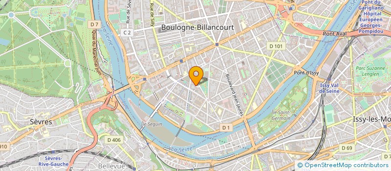 localisation de l'entreprise SOC CIVILE ALMA5 à BOULOGNE-BILLANCOURT