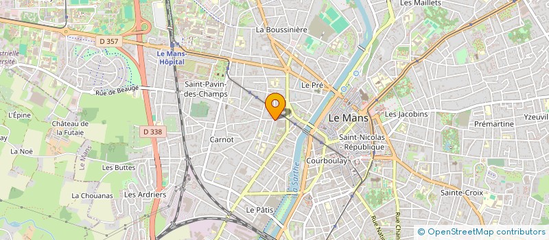 localisation de l'entreprise SOC CIVILE ALMAFLO  LE MANS