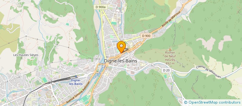 localisation de l'entreprise SOC CIVILE ALPES PARTICIPATION GESTION à DIGNE-LES-BAINS