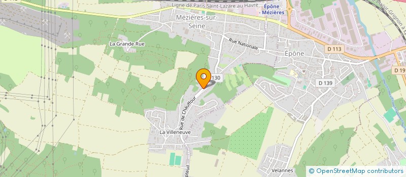 localisation de l'entreprise SOC CIVILE ATTRIBUTION 66 RUE CHAUFFOUR  MEZIERES-SUR-SEINE