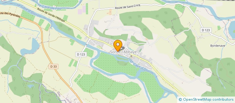 localisation de l'entreprise SOC CIVILE ATTRIBUTION LES SETEREES  SORDE-L'ABBAYE